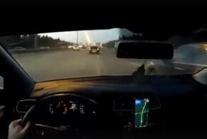 Парень заснял свою езду на скорости 200 км/ч и получил по заслугам
