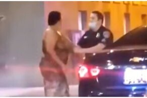 Женщина пожалела, что подняла руку на полицейского