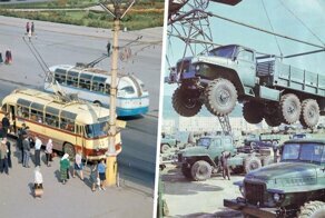Приятные воспоминания советской молодости с участием грузовиков и автобусов