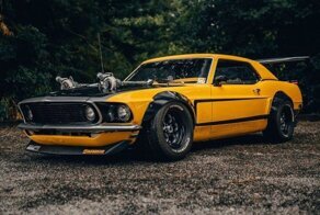 Классический Ford Mustang Twin-Turbo 1969 года готов вас шокировать
