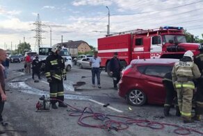 Авария дня. В Саратове в лобовом столкновении один человек погиб и трое пострадали