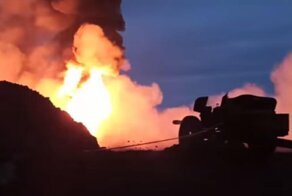 Из пушки по пылающей нефти: знай наших!
