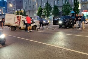 Пьяный Михаил Ефремов устроил лобовое столкновение в Москве: видео