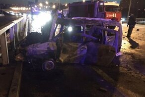 На МКАД неадекватный водитель выехал на «встречку» и протаранил два автомобиля