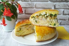 Вкусное тесто,  много начинки и рыбный пирог превзойдет ваши ожидания!