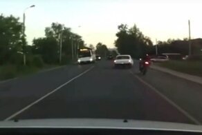 Авария дня. Смертельное ДТП на угнанном мотоцикле в Московской области