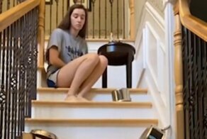 Девушка потратила шесть часов на то, чтобы освоить идеальный трюк