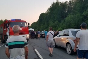 Авария дня. В лобовом столкновении пострадали три человека
