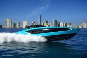 Роскошная моторая яхта, созданная в сотрудничестве с дизайнерами Lamborghini
