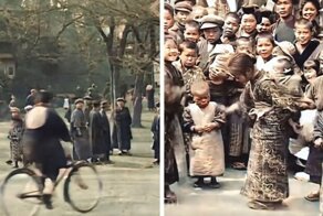 Архивные съемки Токио 1913-1915 годов, улучшенные с помощью нейросети