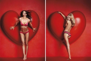 Рекламная кампания Victoria`s Secret: День святого Валентина (26 фото)