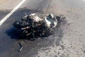 Видео момента аварии блогера Diablo R1 с видеорегистратора патрульной машины