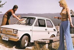 И как только в нем люди помещались? Польский Fiat-126