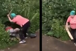 Боевая ставропольская пенсионерка доской проучила бесстыдников в кустах