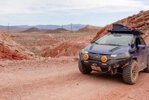 Маленький хэтчбек Honda превратили во внедорожник для исследования шахт