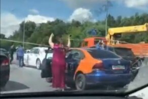 На МКАДе снова устроили танцы, перекрыв две полосы: видео