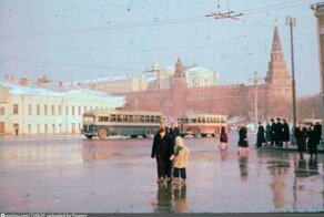 Интересные снимки улиц Москвы в середине 50-х годов