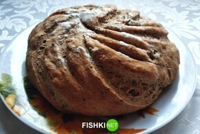 Ароматный хлеб на кефире из ржаной, льняной и пшеничной муки