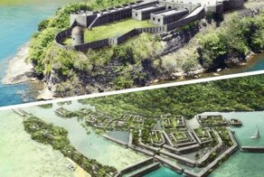 Архитектор показала миру, как бы выглядели известные сооружения, если бы дожили до нынешних времен