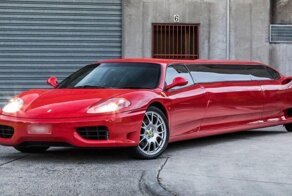 Сумасшедший лимузин Ferrari 360 Modena выставлен на продажу в Австралии