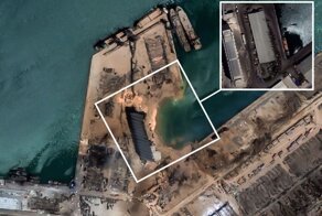 Последствия взрыва: спутниковые снимки Бейрута