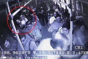 Перестрелка в переполненном мексиканском автобусе