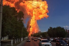 В Волгограде на АЗС прогремел мощный взрыв