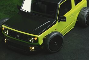 Днищем по асфальту! Suzuki Jimny с экстремальным занижением