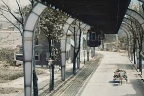 Уникальное видео, снятое в Германии с подвесной дороги в 1902 году