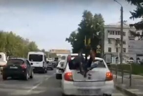 Суровый челябинский велосипедист