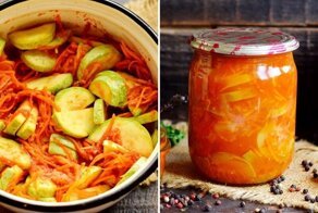 Лечо из кабачков на зиму – кабачки пропитываются заливкой, выходит обалденно вкусно