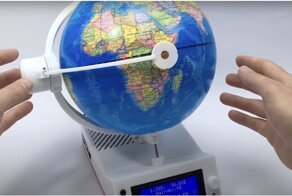 Необычный глобус, на котором можно слушать радио разных стран