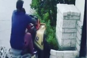 Мужчина с сыном чуть не разбились на квадроцикле перед собственным домом