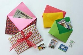 9 простых идей, как сделать конверт из бумаги A4