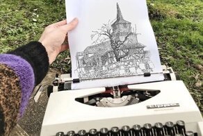 35 рисунков, сделанных с помощью пишущей машинки