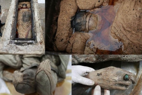 В Китае строители нашли мумию (13 фото + текст)