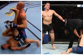 Редчайший нокаут ап-киком попал на видео