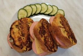 На завтрак! Вкуснейшие бутерброды в нежнейшем кляре "Сытные кармашки"