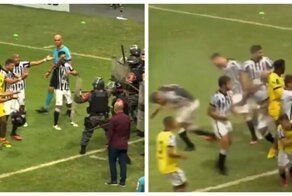 Бразильский ОМОН применил дубинки и слезоточивый газ против футболистов