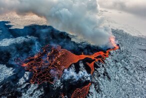 Извержения вулканов, пойманные в объектив фотокамеры