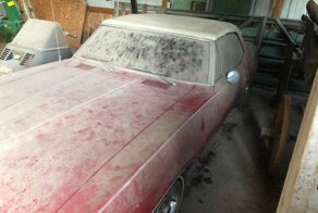 Кабриолет Pontiac Firebird 1967 года выпуска 25 лет простоял в гараже