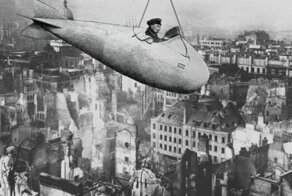 «В одиночестве между небом и землёй»: Самая опасная позиция членов экипажа немецкого дирижабля