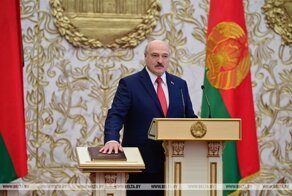Лукашенко вступил в должность президента на закрытой инаугурации
