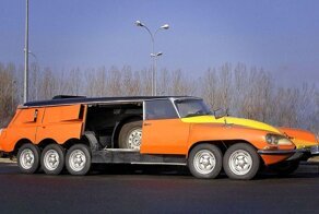 Необычный Citroen DS PLR для скоростных испытаний покрышек Michelin