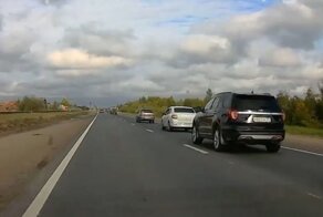 Вот всегда бы так: пьяный лихач самоустранился