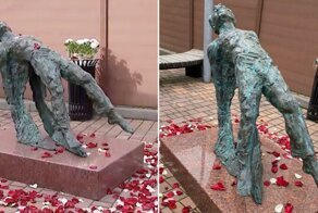 Новый памятник Есенину. Нет слов, только матерные