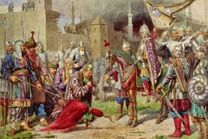2 октября 1552 года. Русские войска во главе с Иваном Грозным берут Казань