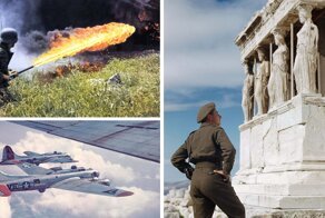 Редкие цветные фото времен Второй мировой войны