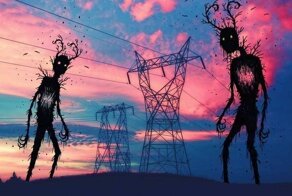 Художник создает жутковатый мир, который на поверку оказывается очень милым