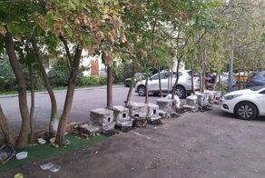В московском дворе возвели жилкомплекс для бродячих кошек